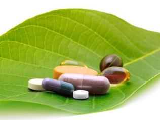Medicines on leaves